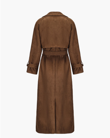 Trench Mocha Daim | Classique Essentiel