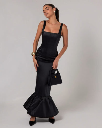 Robe Longue Noir Spanish | Prestige