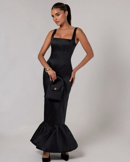 Robe Longue Noir Spanish | Prestige